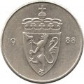 Норвегия 50 эре 1988 год
