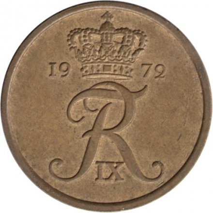 Дания 5 эре 1972 год