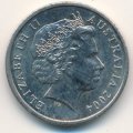 Австралия 5 центов 2004 год - Ехидна