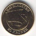 Дания 20 крон 2008 год - Корабли. Драккар (корабль викингов)
