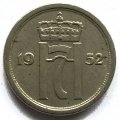 Норвегия 25 эре 1952 год