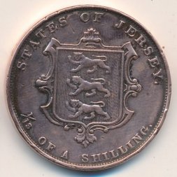 Джерси 1/13 шиллинга 1861 год
