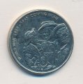 Австралия 20 центов 2005 год - 60 лет окончания Второй Мировой войны
