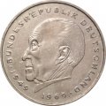 ФРГ 2 марки 1985 год (D) - Конрад Аденауэр, 20 лет Федеративной Республике (1949-1969)