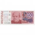 Аргентина 100 аустралей 1985-1990 год - Доминго Сармьенто. Прогресс &quot;Liberty (Progreso)&quot; UNC