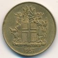 Исландия 1 крона 1957 год - Герб