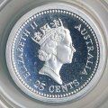 Австралия 25 центов 1990 год