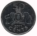 Свазиленд 50 центов 2011 год - Мсвати III