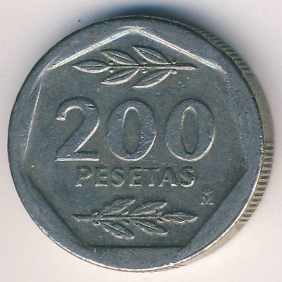 Испания 200 песет 1988 год - Хуан Карлос I