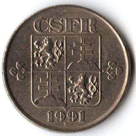 ЧСФР 50 гелеров 1991 год