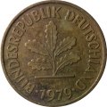 ФРГ 5 пфеннигов 1979 год - G
