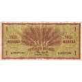 Финляндия 1 марка 1963 год - VF
