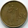 Словакия 1 крона 2005 год - Мадонна с младенцем
