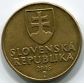 Словакия 1 крона 2005 год - Мадонна с младенцем
