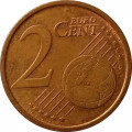 Италия 2 евроцента 2007 год