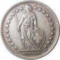 Швейцария 2 франка 1944 год