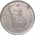 Швейцария 1/2 франка 1982 год