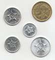 Набор из 5 монет Куба 2008-2013 год UNC