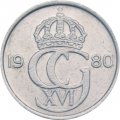 Швеция 10 эре 1980 год - Король Карл XVI Густав