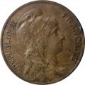 Франция 10 сантимов 1911 год