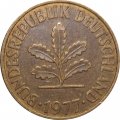 ФРГ 10 пфеннигов 1977 год (J)