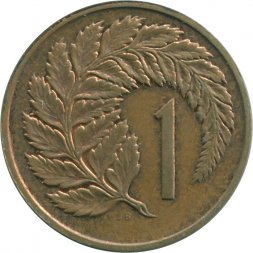 Новая Зеландия 1 цент 1981 год