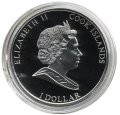 Острова Кука 1 доллар 2009 год - Корабль Индевор