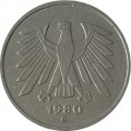 ФРГ 5 марок 1980 год (G)