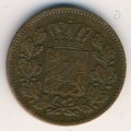 Бавария 2 пфеннинга 1861 год