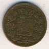 Монета Бавария 2 пфеннинга 1861 год