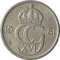Швеция 50 эре 1981 год