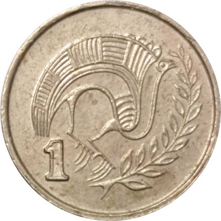 Кипр 1 цент 1987 год