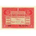 Австро-Венгрия 2 кроны 1917 год - UNC