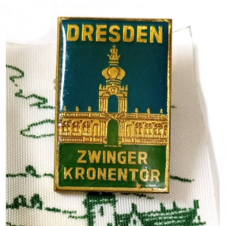 Значок Dresden Zwinger Kronentor, тяжелый