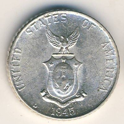 Филиппины 10 сентаво 1945 год