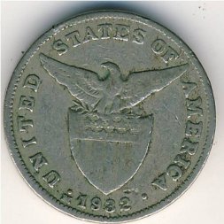 Филиппины 5 сентаво 1932 год