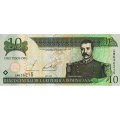 Доминикана 10 песо 2002 год - UNC