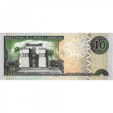 Доминикана 10 песо 2002 год - UNC