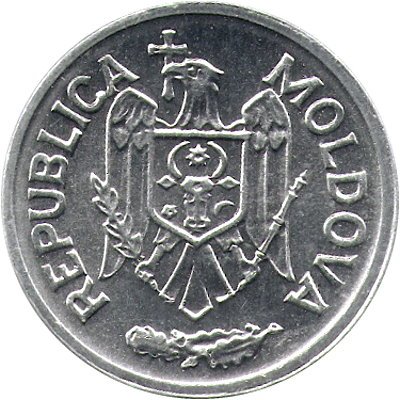 Молдавия 5 бани 2008 год - Герб UNC