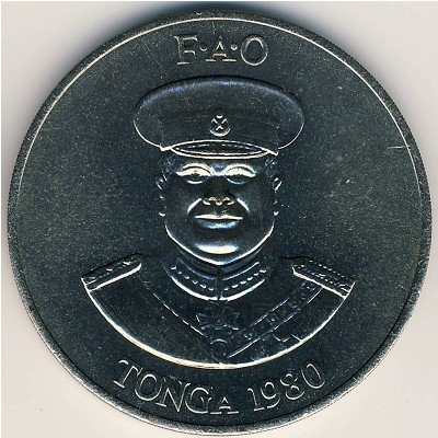 Тонга 2 паанга 1980 год
