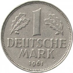 ФРГ 1 марка 1961 год (G)