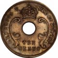 Восточная Африка 10 центов 1921 год