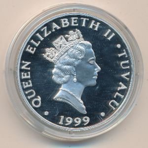 Тувалу 5 долларов 1999 год