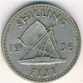 Фиджи 1 шиллинг 1936 год