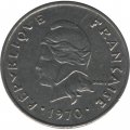 Французская Полинезия 20 франков 1970 год