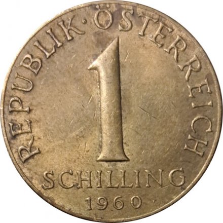 Австрия 1 шиллинг 1960 год