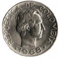 Колумбия 10 сентаво 1968 год