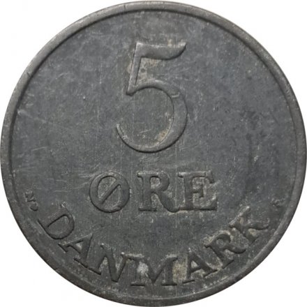 Дания 5 эре 1955 год