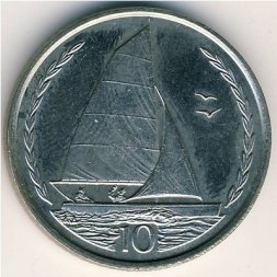 Остров Мэн 10 пенсов 1996 год