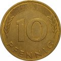 ФРГ 10 пфеннигов 1995 год - J